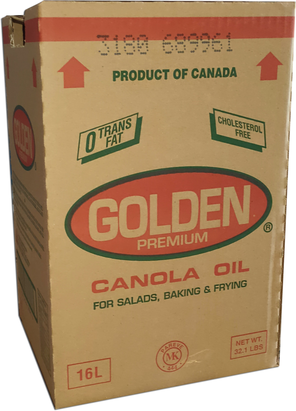 Golden Canola Oil, Box (16L)