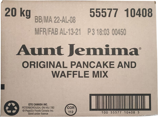 Aunt Jemima Pancake Mix (20kg)