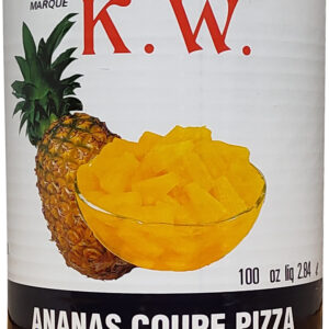 K.W. Pineapple Pizza Cut (6/100oz)