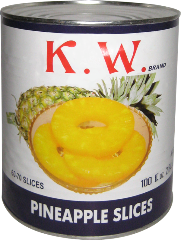 K.W. Pineapple Sliced (6/100oz)