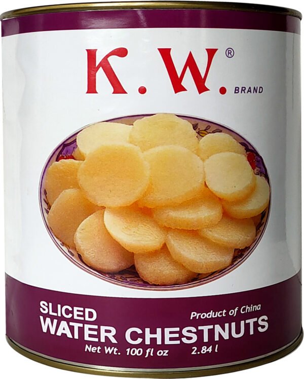 K.W. Water Chestnuts Sliced (6/100oz)