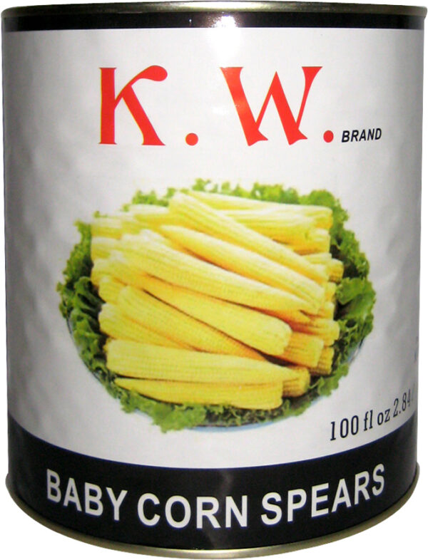 K.W. Young Corn Whole (6/100oz)