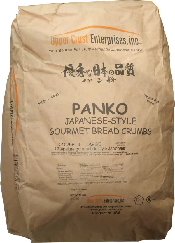 Upper Crust Panko Japanese Bread Crumbs (20lb)