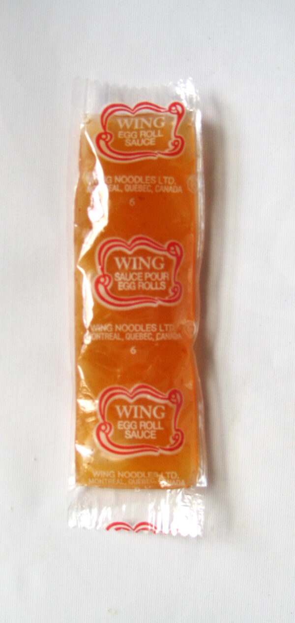 Wing's Egg Roll Plum Sauce, Ind. Pack (400/16g)