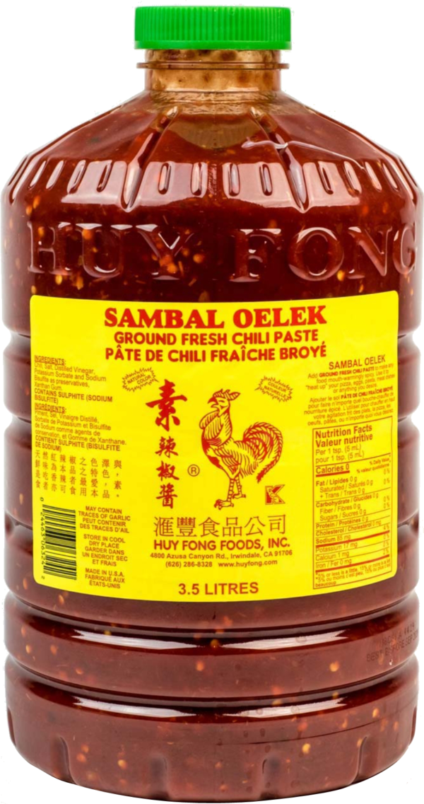 Huy Fong Sambal Oelek Chili Paste (3/3.5L)